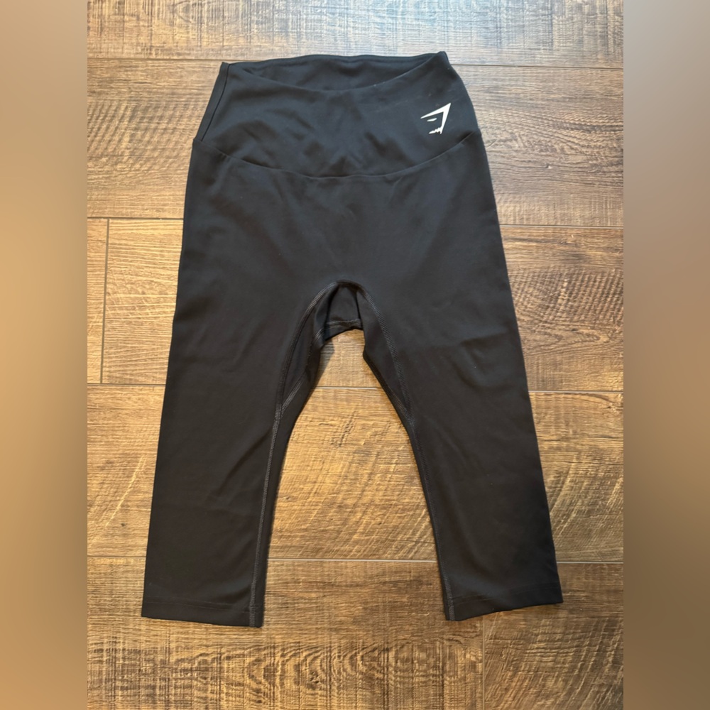 Gymshark Training Cropped Leggings Black-Athletic Wear